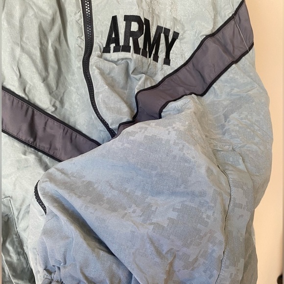 Vintage Army Issue PFU Dual-Tex Camoflauge PT Nylon Windbreaker Jacket - Picture 4 of 10